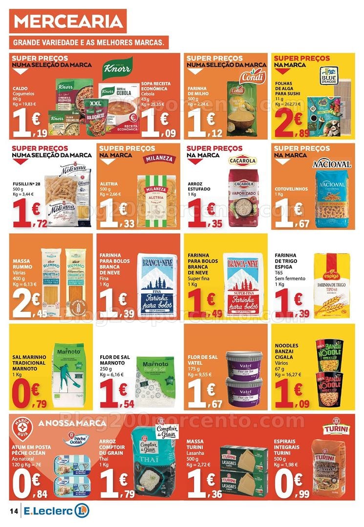 Antevisão Folheto E-LECLERC Promoções de 10 a 16 setembro